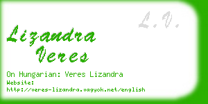 lizandra veres business card